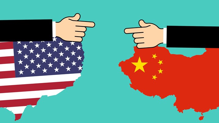 Afbeelding Amerika versus China!